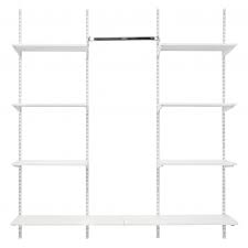 adjustable wall shelving with hanging