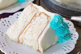 Easy Fluffy White Cake gambar png