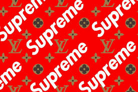 red louis vuitton supreme logo supreme