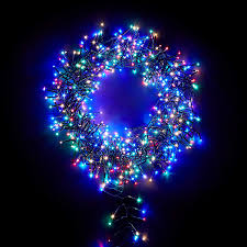 480 Led Cluster Christmas Lights 6 9m Indoor Outdoor Garden Party Wedding Event Multi Function Timer Megabrights Multi Colour