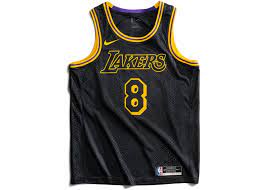 Shaquille o'neal shaq mitchell n ness lakers throwback jersey youth size small. Nike Los Angeles Lakers Kobe Bryant Black Mamba City Edition Swingman Jersey Black Gold Ss20