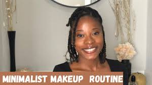 minimal makeup routine clean