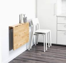 Ikea Foldable Wall Table Birch Wood