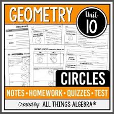 Circles Geometry Curriculum Unit 10