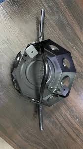 metal wall mount electric fan box polished
