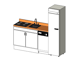 revit kitchen in rvt cad