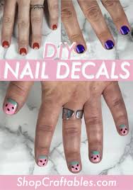 99 long and short french tip acrylic nails | nails with glitter 2020. How To Make Nail Decals Stencils Diy Vinyl Nail Art