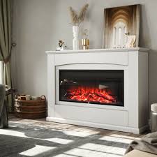 30 36 Electric Fires Wooden Fireplace