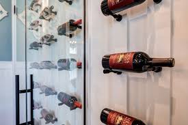Wine Wall With Glass Enclosure