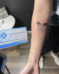 If this is too painful, try pressing down on the skin rather than ripping the tape off. Saniderm Wound Care Saniderm Tattoo Aftercare
