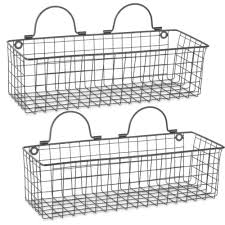 Dii Wire Wall Basket Set Of 2 Medium