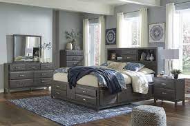 Packages make it easy to complete your bedroom without the headache of shopping for pieces separately. Caitbrook 4pc Storage Panel Bedroom Set In Gray