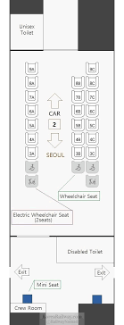 seat map of ktx south korea s high