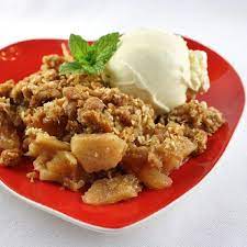 easy apple crisp with oat topping recipe