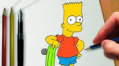A page for describing recap: Como Desenhar O Bart Simpson Com Skate How To Draw Colorindo E Desenhando Youtube