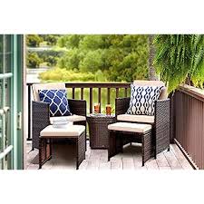 Kaimeng 4 Pieces Patio Furniture Space