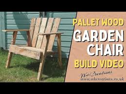 Diy Pallet Outdoor Garden Chair