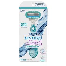 Schick hydro silk trimstyle women's razor combines a hydrating* razor (*moisturizes up to 2 hours after shaving) and waterproof trimmer in 1 for the ultimate convenience. Schick Hydro Silk Sensitive Women S Razor 1 Razor Handle And 2 Refills Target