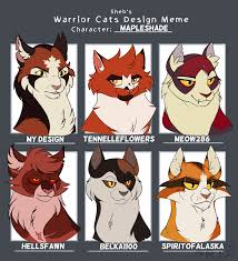 Warrior cats meme by blackmagpie. Warrior Cats Design Meme Mapleshade By Detectiverj On Deviantart
