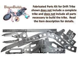 fabricated parts kit for drift trike