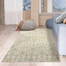 beige rug fl pattern decorative