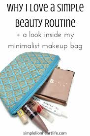 minimalist makeup bag