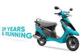 tvs scooty pep plus bs6 mileage