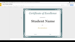 How To Create A Certificate In Google Slides