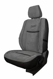 Comfy Waves Fabric Car Seat Cover Grey