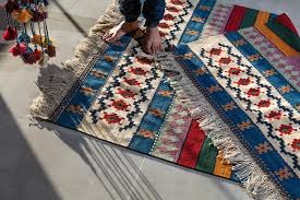how to clean an area rug at home dry