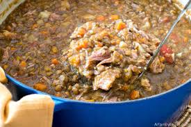 lentil soup with ham a family feast