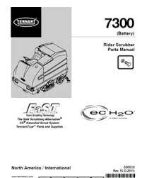 parts manual for tennant 7300 rider