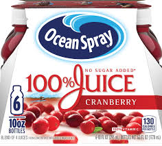ocean spray 100 juice cranberry 10
