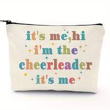 cheerleader zipper makeup bag s hi m