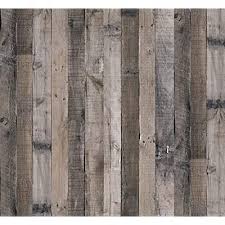 Faux Gray Wood Plank Wallpaper 17 7in X