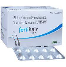 fertihair tablet with biotin calcium