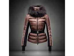 Moncler Vest Red Moncler Stylish Womens Fur Down Jacket