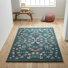 pilar fl wool rug multi coloured