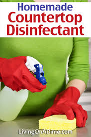 countertop disinfectant recipe living