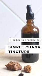how to make simple chaga tincture
