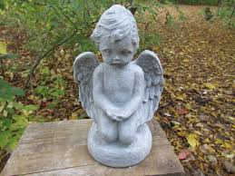 Cement Angel Hope Statue 8 034