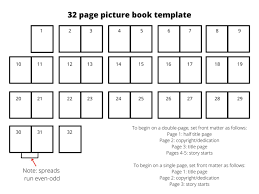 a template for children s book layout