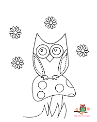 cute baby owl coloring pages png images