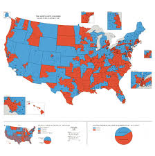red map blue map the national