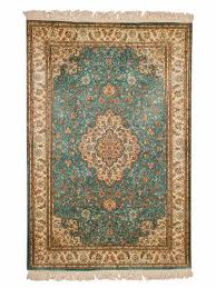 for home kashan green room carpet at rs