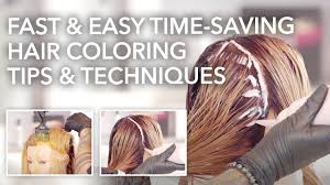 fast easy time saving hair coloring