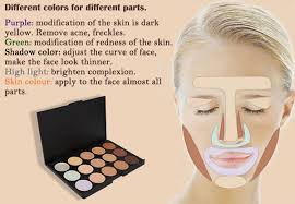 15 shades contouring colour concealer