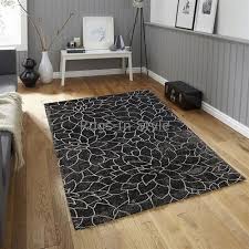 rectangular handloom viscose area rug