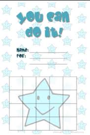 Cute Star Charts With Smiley Star Backgrounds And Borders