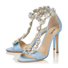 Xyd Cocktail Party Evening High Heeled Stilettos For Women Light Blue